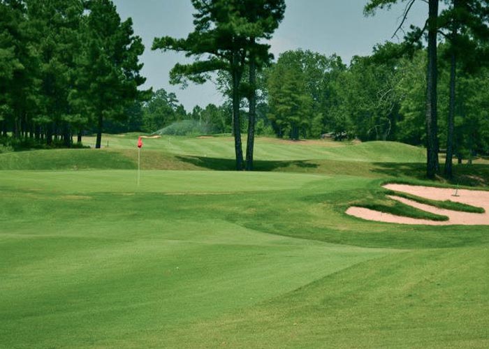 Falls Village Golf Club green and approach area
